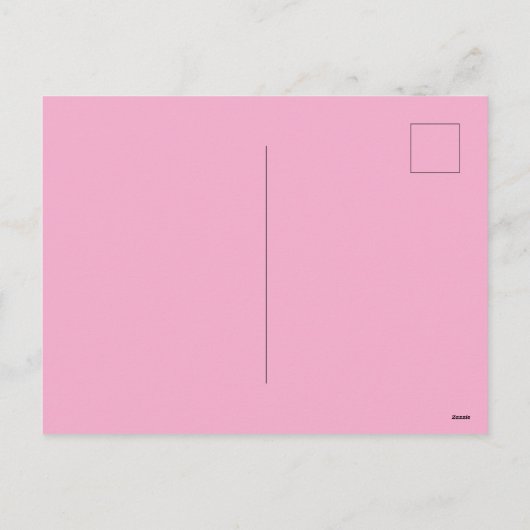 Roze Kerstkat Feestdagenkaart (Achterkant)