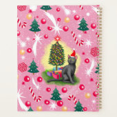 Roze Kerstkat Planner (Achterkant)