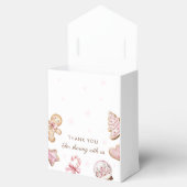 Roze Kerstkoekje Baby shower Gift Bedankdoosjes (Geopend)