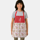 Roze kerstkoekjes Schort, klein Schort (Insitu)