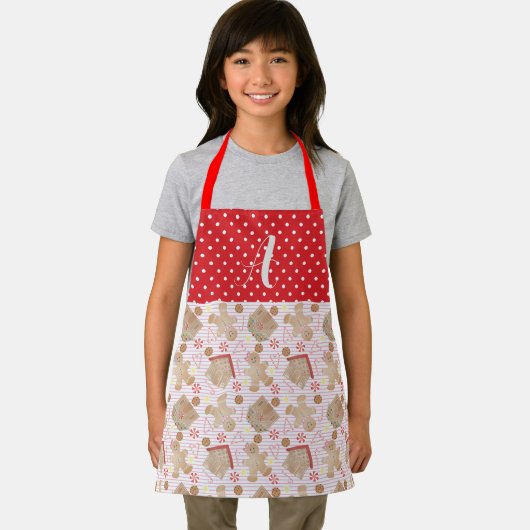 Roze kerstkoekjes Schort, klein Schort (Insitu)