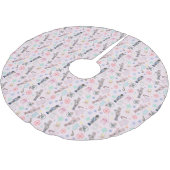 Roze kerstkraker, ontbijtkoek en snoedel kerstboom rok (Gekanteld)