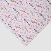 Roze kerstkraker, ontbijtkoek en snoedel  tissuepapier (Detail)