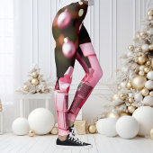 Roze Kerstleggings Leggings