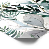 Roze Kerstman Baby Baby shower Welkomstbord Poster (Hoek)