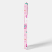 Roze Kerstman en Boom Naadloos Patroon Case-Mate iPhone Case (Achterkant / Rechts)