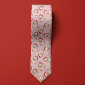 Roze Kerstman Kerstmis Sneeuwvlok Vakantie Stropdas