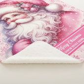 Roze Kerstman Meisjes Deken Custom Pinkmas (3/4)