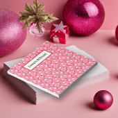 Roze Kerstman Notitieblok