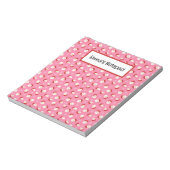 Roze Kerstman Notitieblok (Linkerzijde)