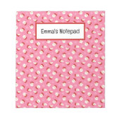 Roze Kerstman Notitieblok (Voorkant)