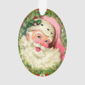 roze kerstman ornament (achterkant)