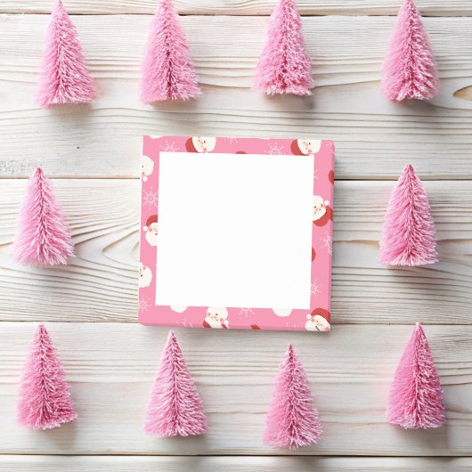 Roze kerstman post-it® notes