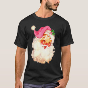 Roze Kerstman Roze Kerstmis Vintage 15 T-shirt