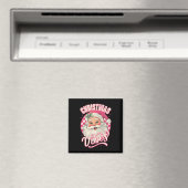  Roze Kerstman Roze Kerstvibes Paja Magneet (Insitu (Vaatwasser))