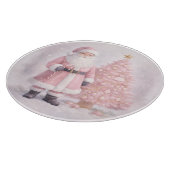 Roze Kerstman Snijplank (Hoek)