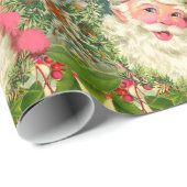  roze kerstman van 30 x 6 inch cadeaupapier (Rol Hoek)