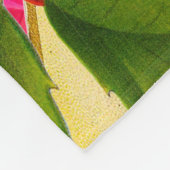  roze kerstman voor    kerstmonogram fleece deken (Hoek)