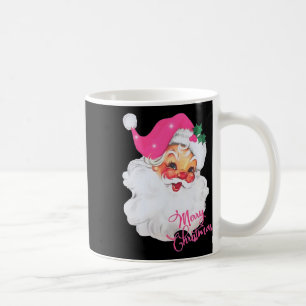 Roze Kerstman Vrolijke Kerst Pyjama X Koffiemok