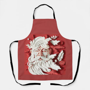  Roze kerstmangezicht Schort