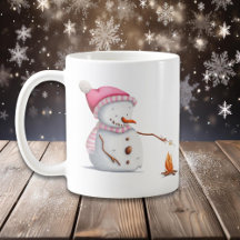 Roze kerstmarshmallows met kersttang