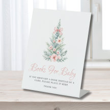 Roze Kerstmeisje Boeken voor Baby shower