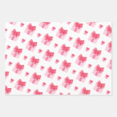 Roze kerstmeisje Gingerbrood Candy Cane Gift Inpakpapier Vel (Voorkant 2)