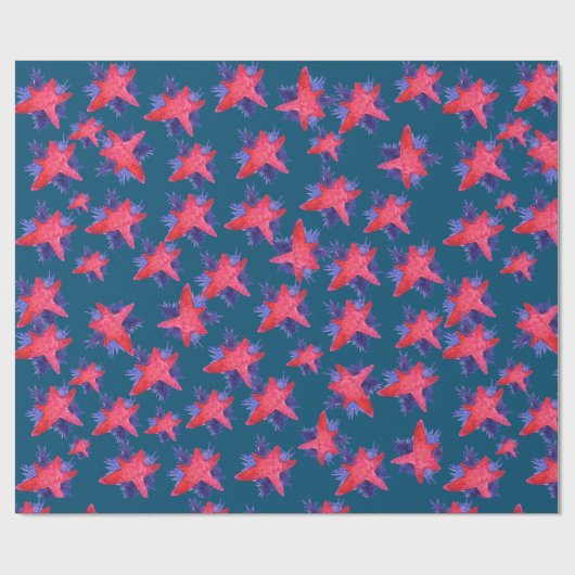 Roze kerstmis cadeaupapier (Vlak)