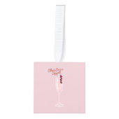 Roze kerstmis decoratie (Voorkant)