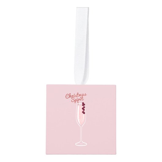 Roze kerstmis decoratie (Voorkant)