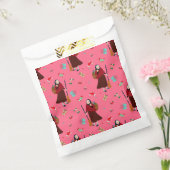 Roze Kerstmis Heks Befana Gothmas Bedankzakje (Gezegeld)