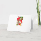 Roze Kerstmis Holiday Room Christmas Kaart (Achterkant)