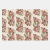  roze Kerstmis Inpakpapier Vel (Voorkant 2)