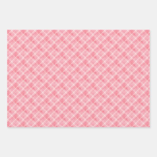 Roze Kerstmis Inpakpapier Vel (Voorkant 2)