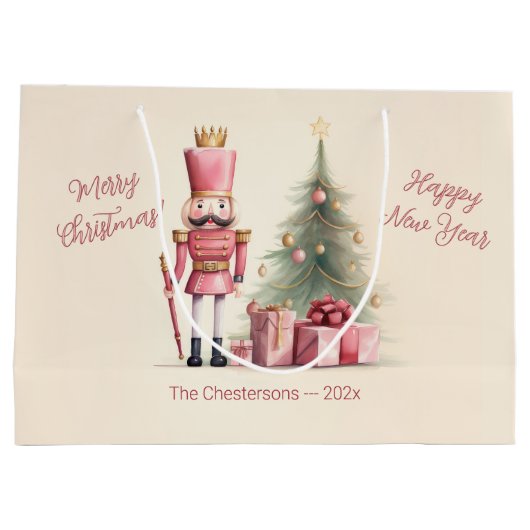 Roze kerstmis met de Nutnesskraker Groot Cadeauzakje (Achterkant)