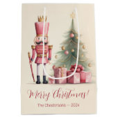 Roze kerstmis met de Nutnesskraker Medium Cadeauzakje (Achterkant)