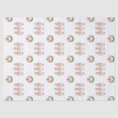 Roze kerstmis met de Nutnesskraker Tissuepapier (Voorkant)