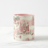 roze Kerstmis Mok (Midden)