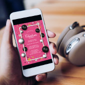 Roze Kerstmis Ornament Kerstfeest Kaart