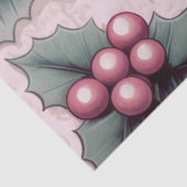 Roze Kerstmis Poinsettia Tissuepapier (Detail)