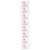 Roze Kerstmis Tafelloper (Voorkant)