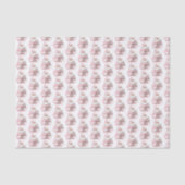 Roze Kerstmis Tissuepapier (Voorkant)