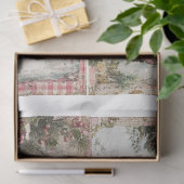 roze Kerstmis Tissuepapier (Geschenk)