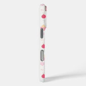 Roze Kerstmispatroon Case-Mate iPhone Case (Achterkant / Rechts)