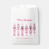 ROZE KERSTNOOTKRAKER BEDANKZAKJE (Voorkant)