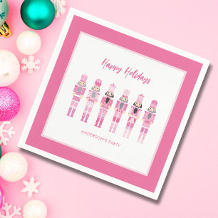 ROZE KERSTNOOTKRAKER SERVET