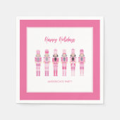 ROZE KERSTNOOTKRAKER SERVET (Voorkant)