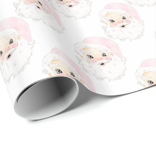roze kerstpapier cadeaupapier (Rol Hoek)