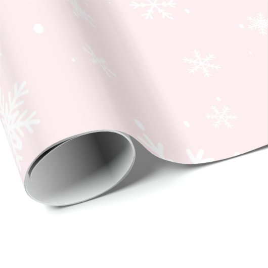 Roze kerstpapier cadeaupapier (Rol Hoek)