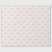  roze kerstpapier cadeaupapier (Vlak)